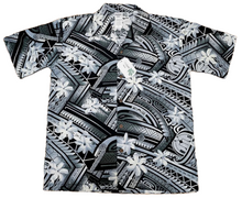 Load image into Gallery viewer, Tribal Tiare Aloha Shirt
