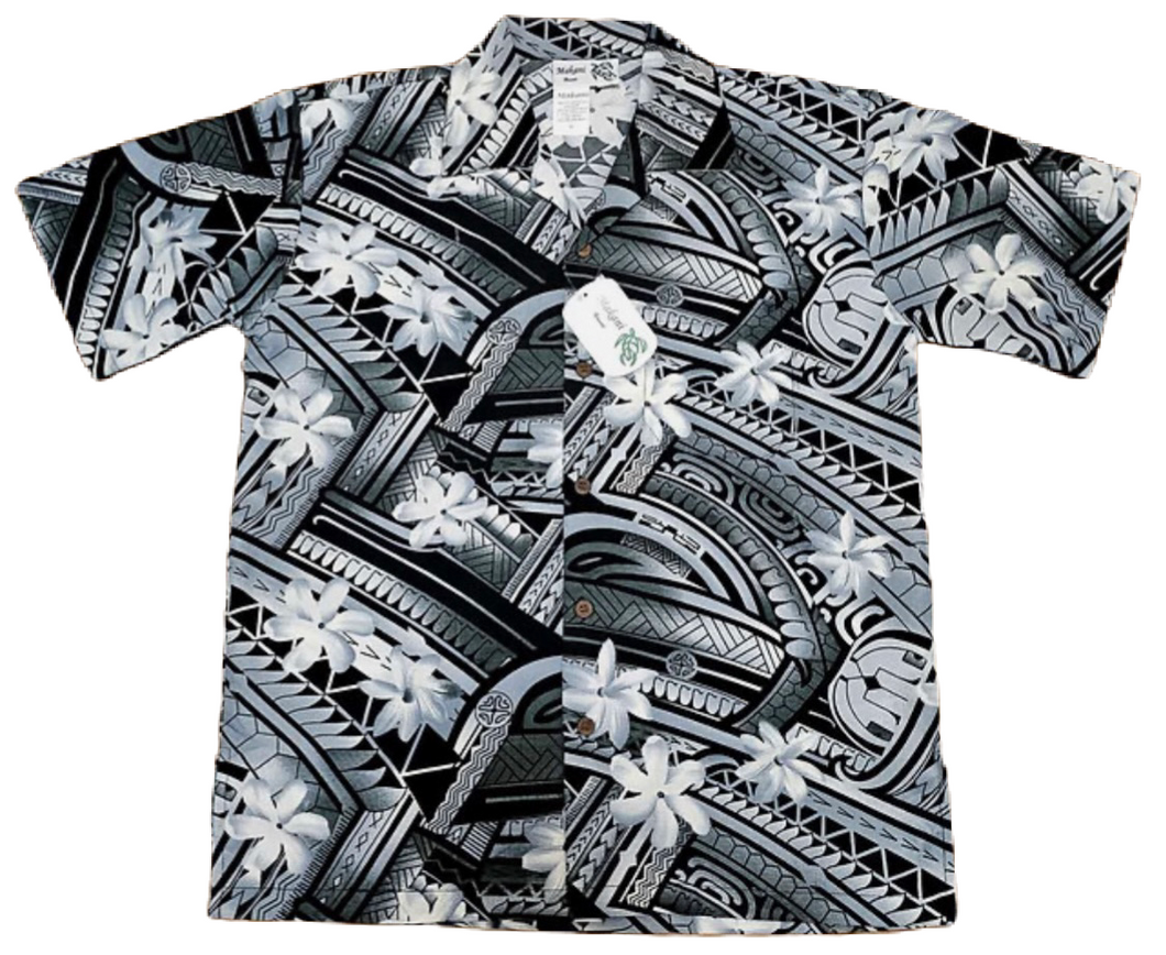 Tribal Tiare Aloha Shirt