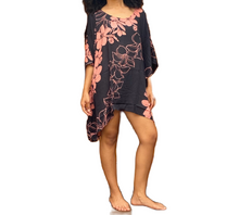 Load image into Gallery viewer, Plumeria Lei Poncho (one size)
