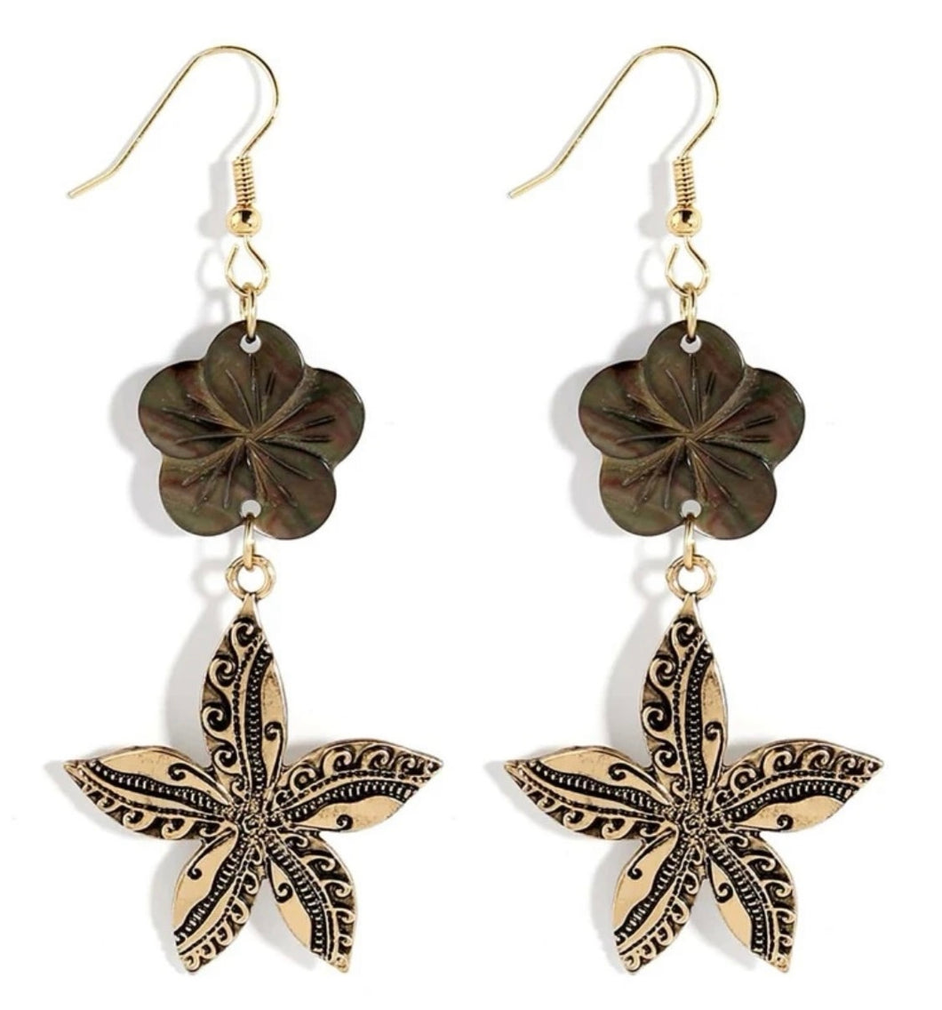 Island Starfish Earrings