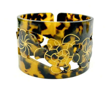 Load image into Gallery viewer, 50mm Faux Tortoise Shell Cuff Bracelet
