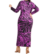 Load image into Gallery viewer, Kalua Purple Bodycon Dress
