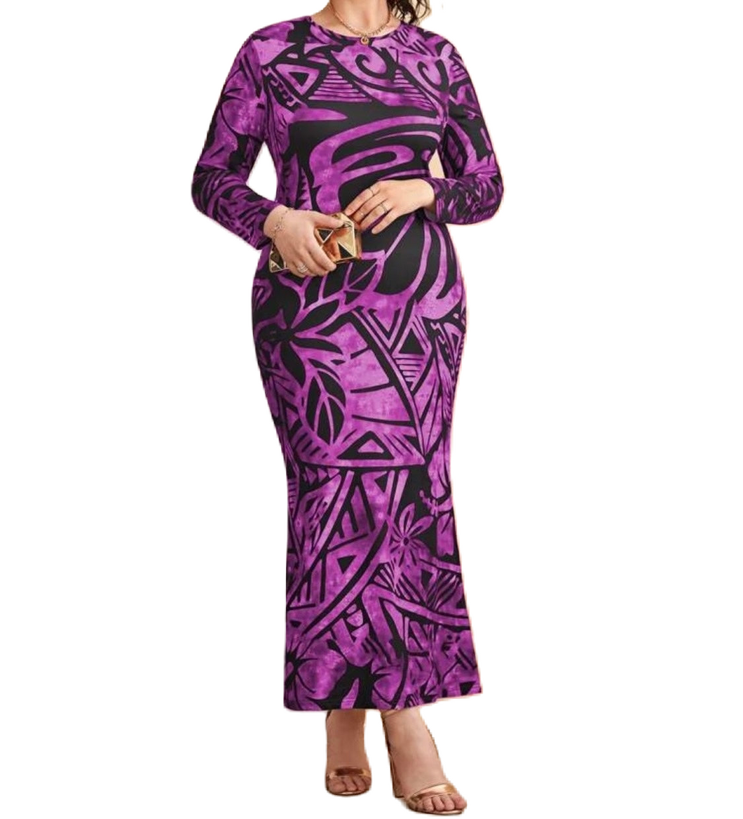 Kalua Purple Bodycon Dress