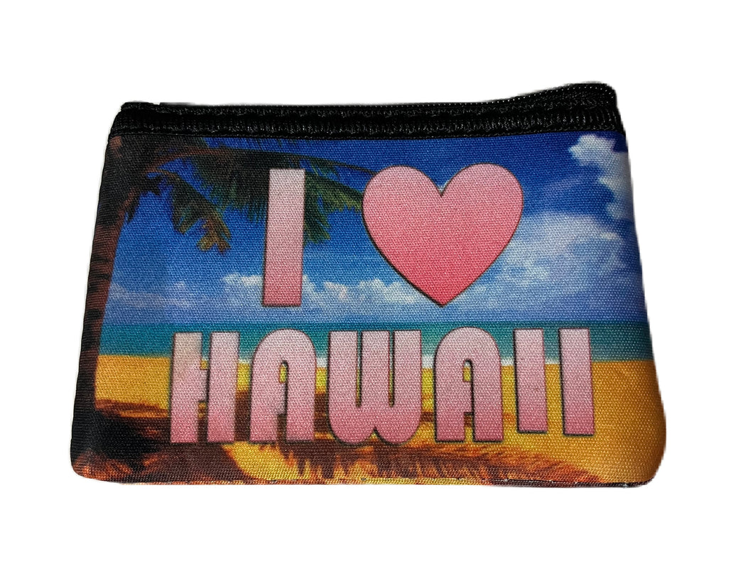 Hawaii Beach Coin Pouch