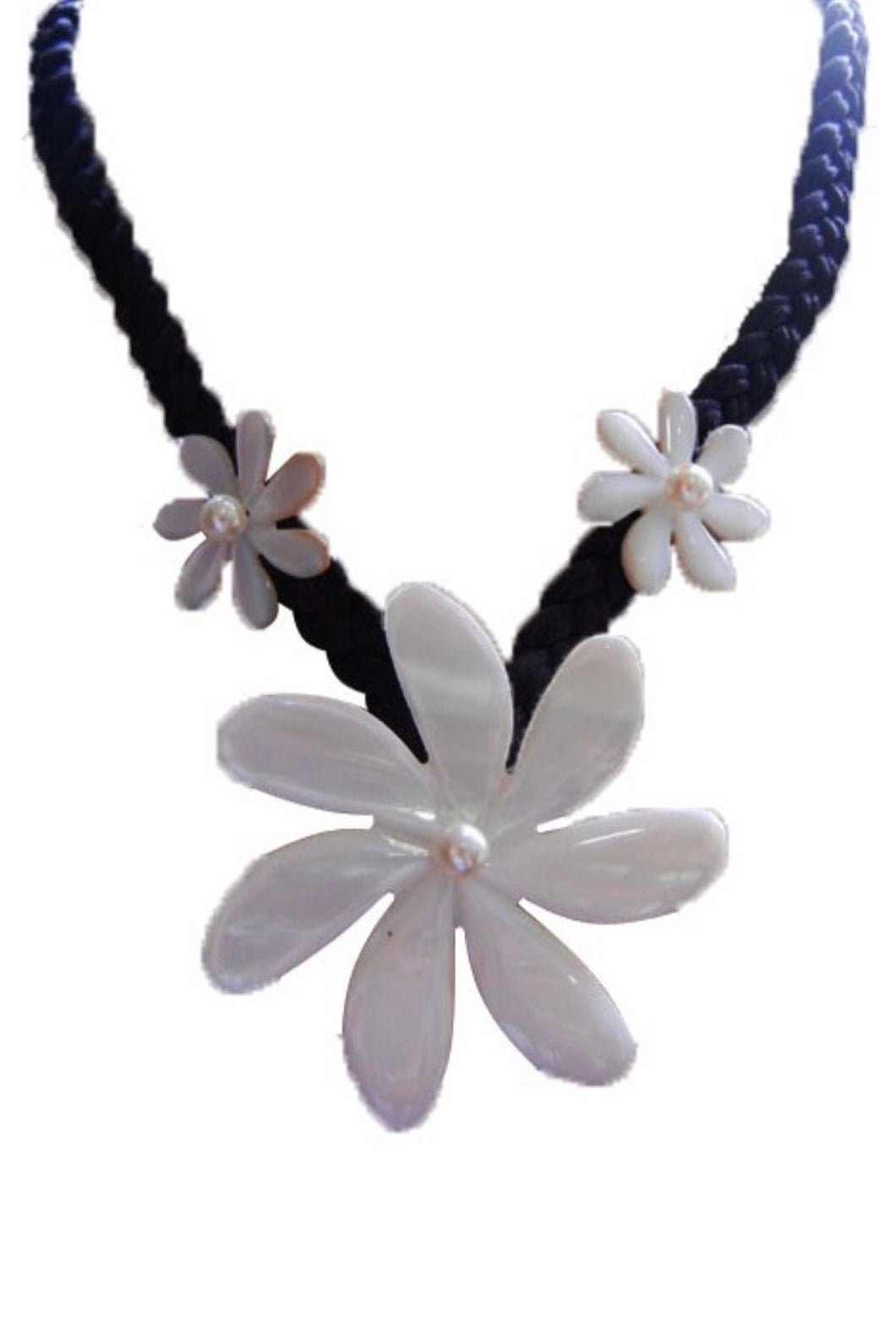 White Tiare Shell Necklace