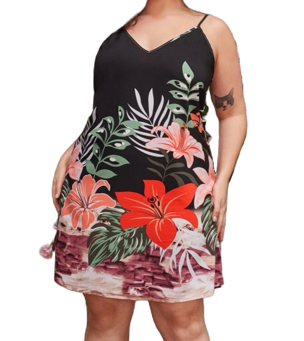 Tropical Flower Garden Dress