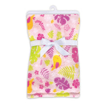 Load image into Gallery viewer, Tropical Paradise Baby Plush Blanket
