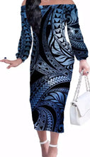 Load image into Gallery viewer, Lole Blue Tribal  Dress
