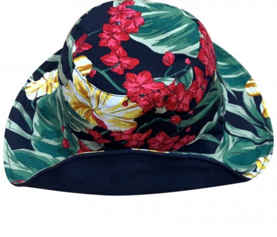 Tropical Reversible Bucket Hat